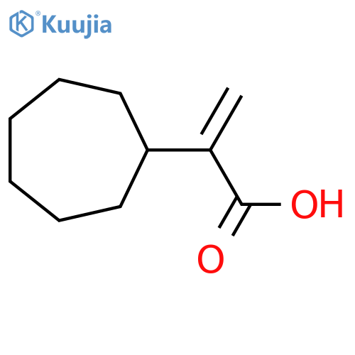 2-cycloheptylprop-2-enoic acid structure