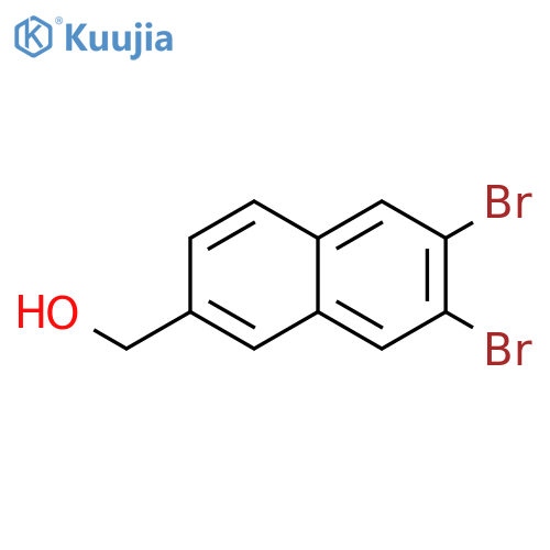 (6,7-Dibromonaphthalen-2-yl)methanol structure