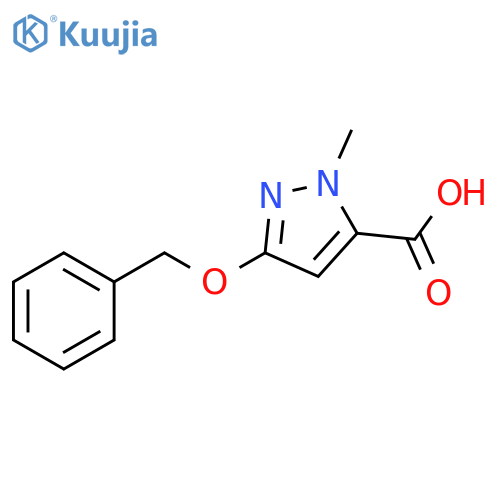 3-(Benzyloxy)-1-methyl-1H-pyrazole-5-carboxylic Acid structure