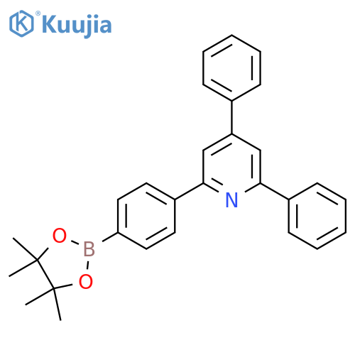 2,4-Diphenyl-6-[4-(4,4,5,5-tetramethyl-1,3,2-dioxaborolan-2-yl)phenyl]pyridine structure