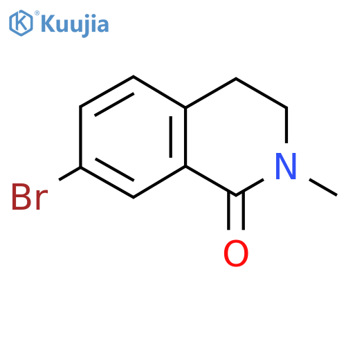 7-Bromo-2-methyl-3,4-dihydroisoquinolin-1(2H)-one structure