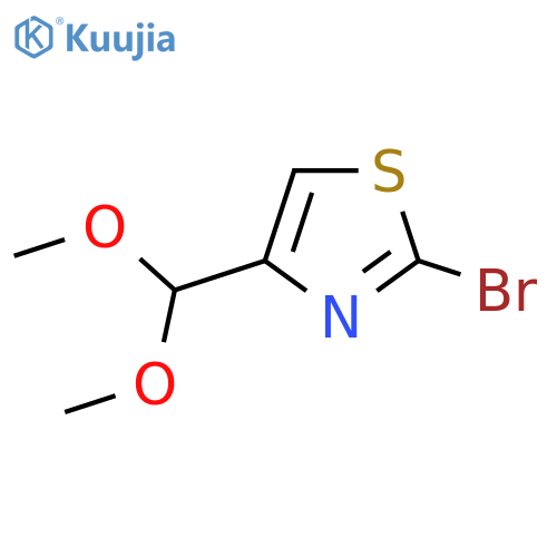 2-Bromo-4-(dimethoxymethyl)-1,3-thiazole structure