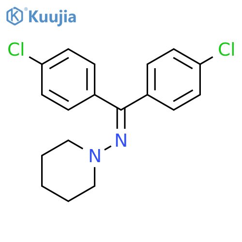 1-Piperidinamine, N-[bis(4-chlorophenyl)methylene]- structure