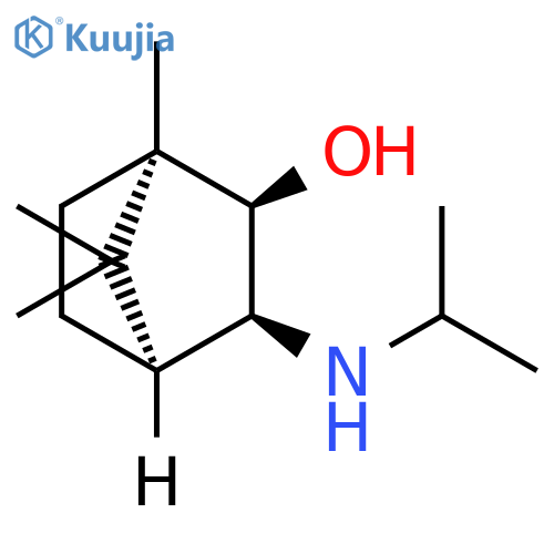 Bicyclo[2.2.1]heptan-2-ol, 1,7,7-trimethyl-3-[(1-methylethyl)amino]-,(1R,2R,3S,4S)- structure