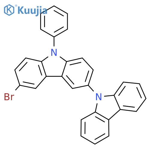 6-Bromo-9-phenyl-3,9'-Bi-9H-carbazole structure