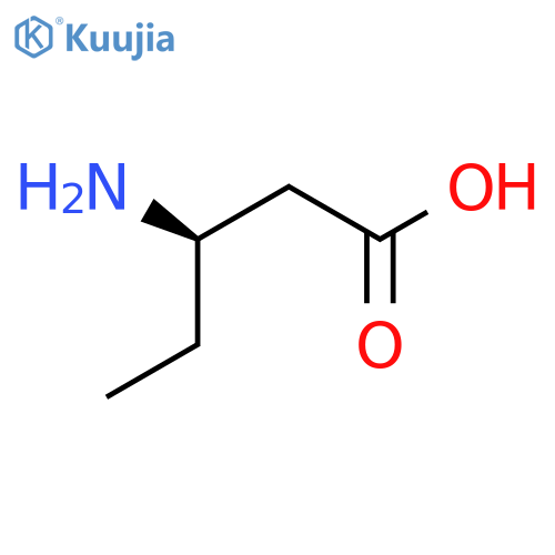 (R)-3-Aminopentanoic acid structure