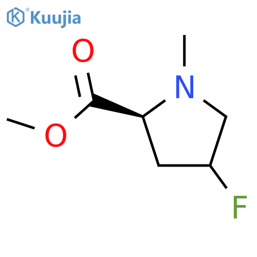 Proline,4-fluoro-1-methyl-, methyl ester, L- (8CI) structure
