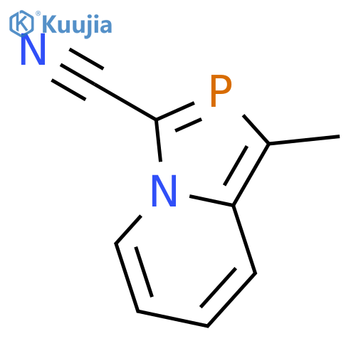 [1,3]Azaphospholo[1,5-a]pyridine-3-carbonitrile, 1-methyl- structure