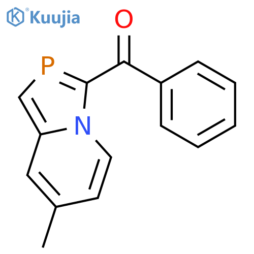 Methanone, (7-methyl[1,3]azaphospholo[1,5-a]pyridin-3-yl)phenyl- structure