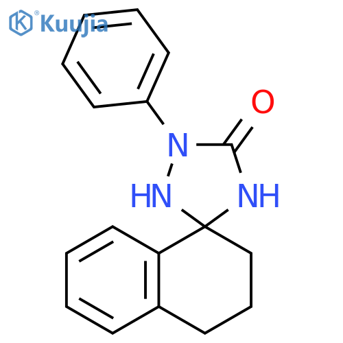 (Spiro5,5-(1,2,3,4-Tetrahydronaphthalene))-2-phenyl-1,2,4-triazolan-3-one structure