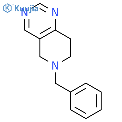 6-benzyl-5,6,7,8-tetrahydro-pyrido4,3-dpyrimidine structure
