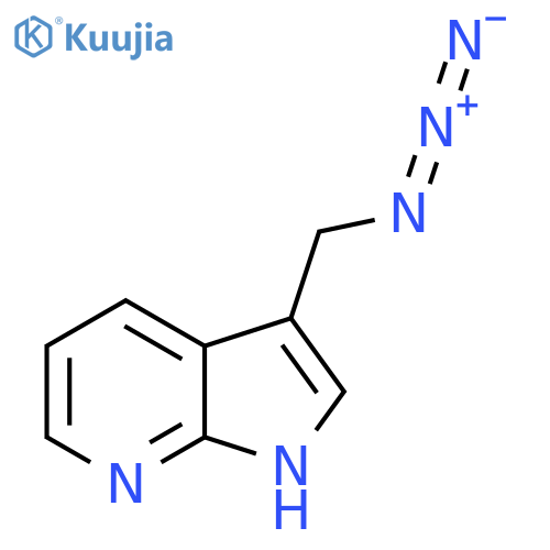 3-(azidomethyl)-1H-pyrrolo2,3-bpyridine structure