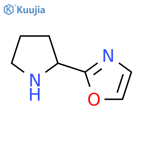 2-(Pyrrolidin-2-yl)-1,3-oxazole structure
