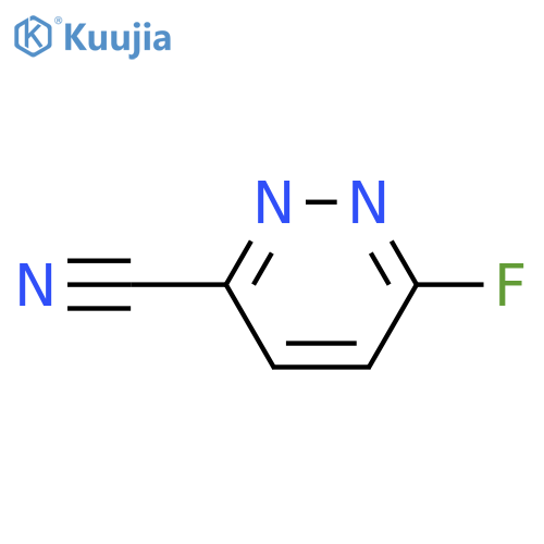 6-fluoropyridazine-3-carbonitrile structure