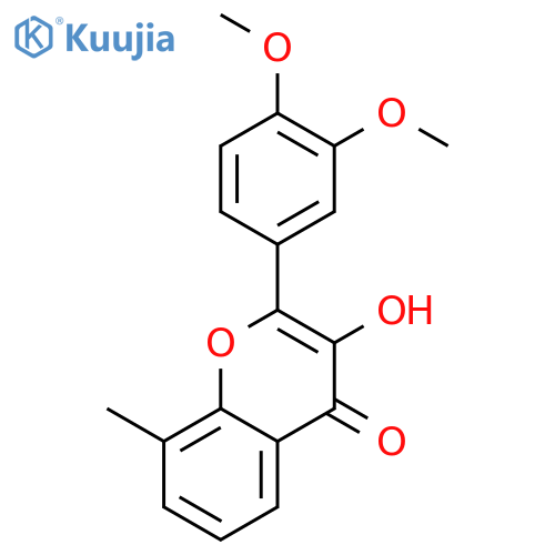 2-(3,4-Dimethoxyphenyl)-3-Hydroxy-8-Methyl-4h-Chromen-4-One structure