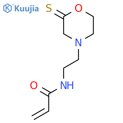 N-2-(thiomorpholin-4-yl)ethylprop-2-enamide structure