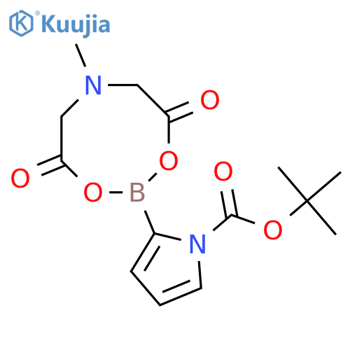Tert-Butyl 2-(6-methyl-4,8-dioxo-1,3,6,2-dioxazaborocan-2-yl)-1H-pyrrole-1-carboxylate structure