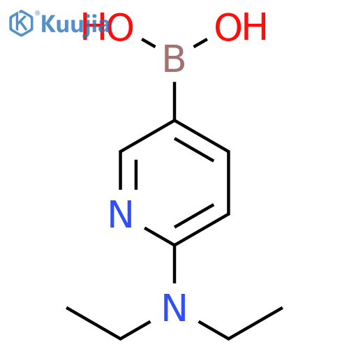 (6-(diethylaMino)pyridin-3-yl)boronic acid structure