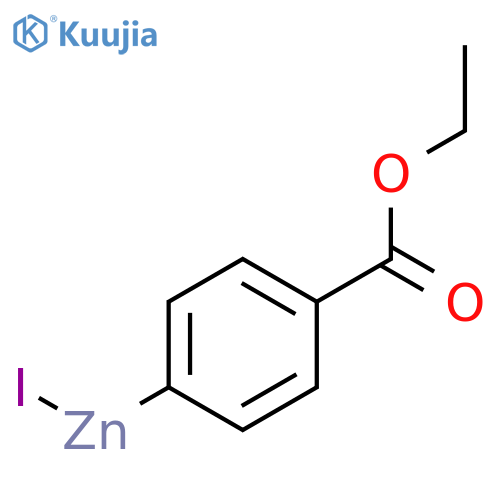 4-(ethoxycarbonyl)phenylzinc iodide structure