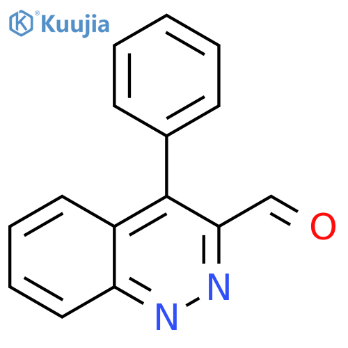 4-phenyl-3-Cinnolinecarboxaldehyde structure