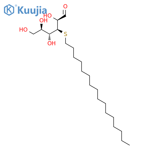 D-Glucose, 3-S-hexadecyl-3-thio- structure