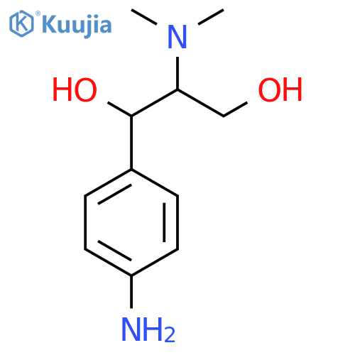 1-(4-Aminophenyl)-2-(dimethylamino)propane-1,3-diol structure