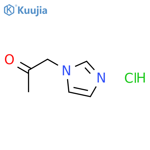 1-(1H-Imidazol-1-yl)propan-2-one hydrochloride structure