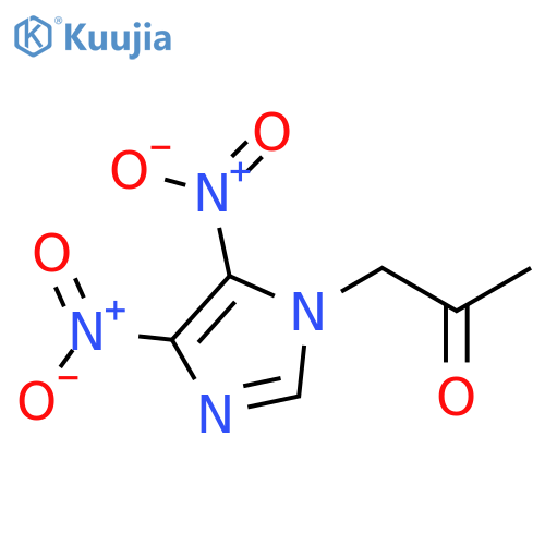 1-(4,5-dinitro-1H-imidazol-1-yl)-2-Propanone structure