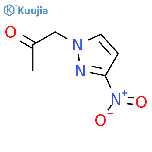 1-(3-Nitro-1H-pyrazol-1-yl)acetone structure
