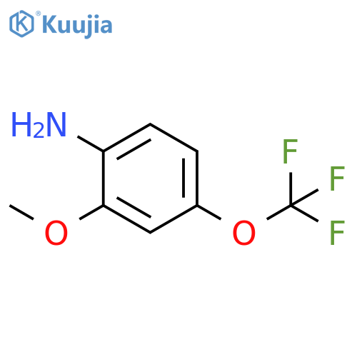 2-Methoxy-4-(trifluoromethoxy)aniline structure