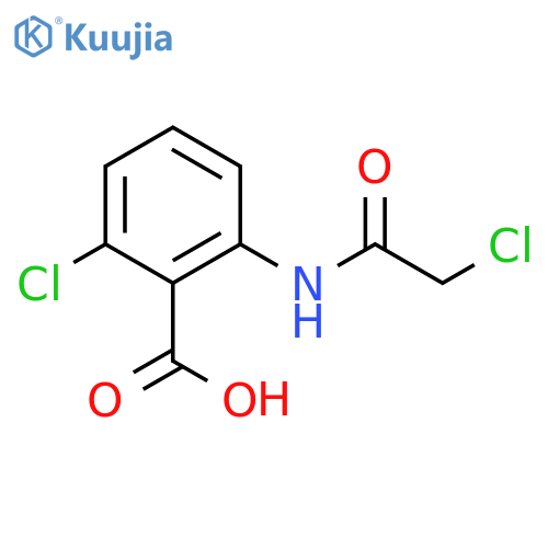2-chloro-6-(2-chloroacetamido)benzoic acid structure