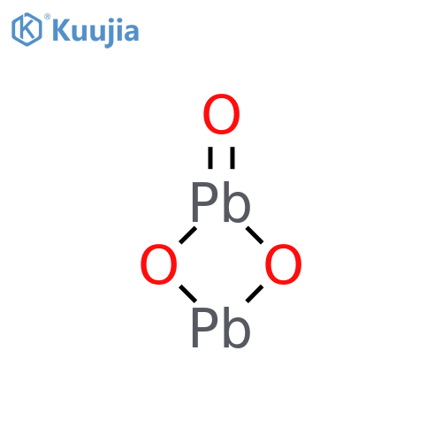 Lead sesquioxide structure
