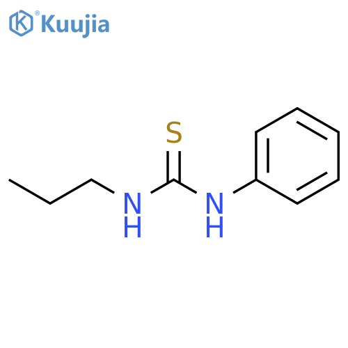 1-Phenyl-3-propyl-2-thiourea structure