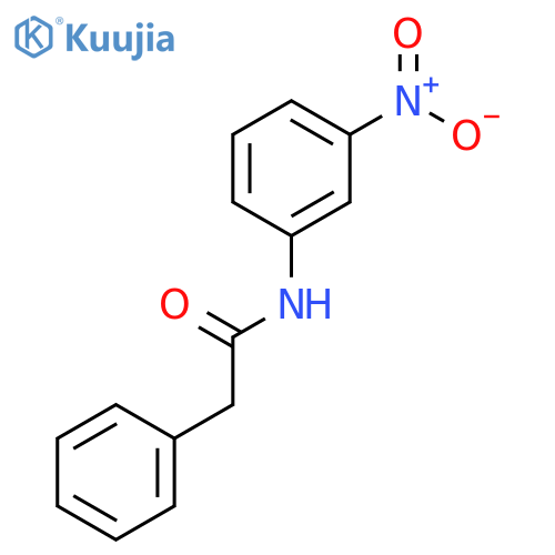 Benzeneacetamide, N-(3-nitrophenyl)- structure