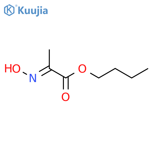Propanoic acid,2-(hydroxyimino)-, butyl ester structure