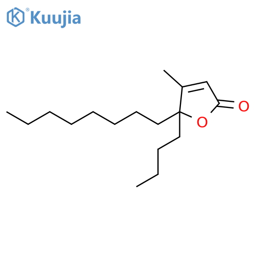 2(5H)-Furanone, 5-butyl-4-methyl-5-octyl- structure