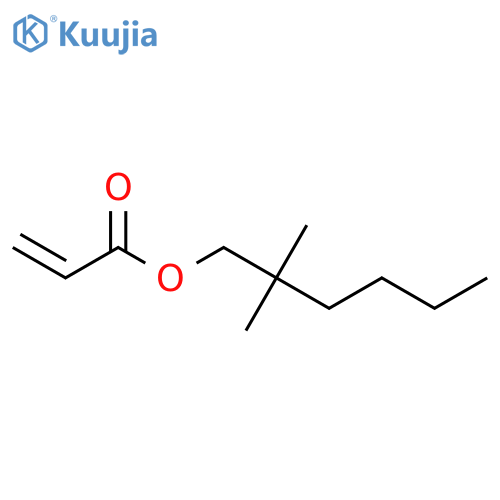 2-Propenoic acid,2,2-dimethylhexyl ester structure