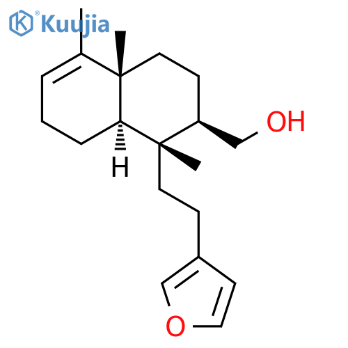 2-Naphthalenemethanol,1-[2-(3-furanyl)ethyl]-1,2,3,4,4a,7,8,8a-octahydro-1,4a,5-trimethyl-,(1R,2R,4aR,8aR)- structure