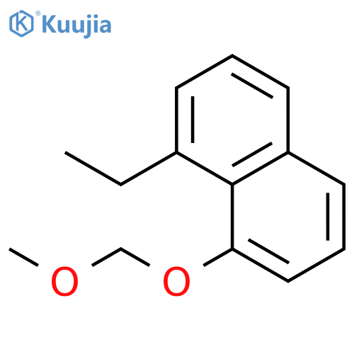 Naphthalene, 1-ethyl-8-(methoxymethoxy)- structure