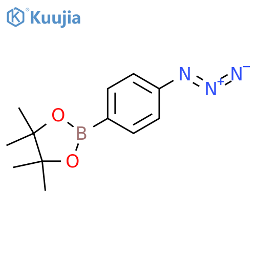 1,3,2-Dioxaborolane, 2-(4-azidophenyl)-4,4,5,5-tetramethyl- structure