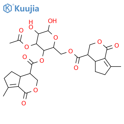 Iridolinaroside D; 4,6-Diacyl isomer, 3-Ac structure