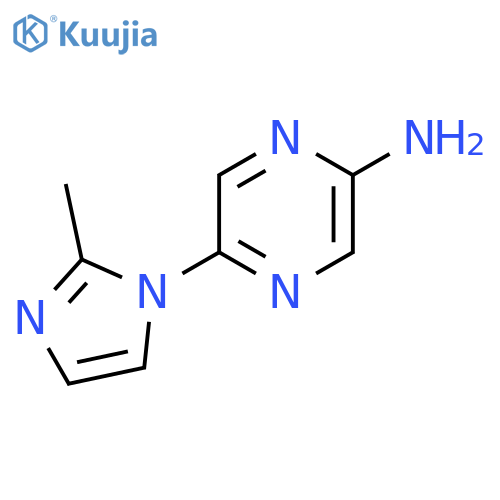 5-(2-Methyl-1H-imidazol-1-yl)pyrazin-2-amine structure