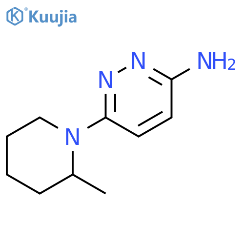 6-(2-methylpiperidin-1-yl)pyridazin-3-amine structure