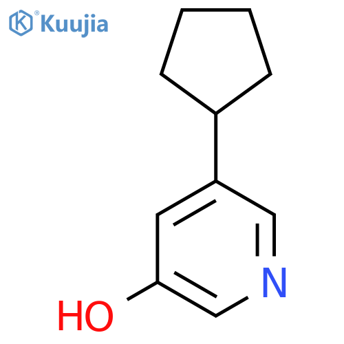 5-cyclopentylpyridin-3-ol structure