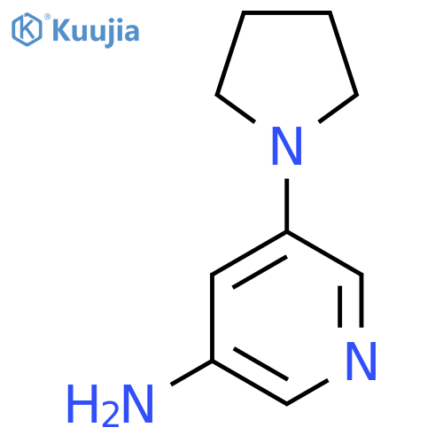 5-(Pyrrolidin-1-yl)pyridin-3-amine structure