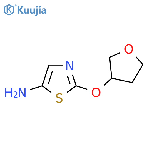 2-(oxolan-3-yloxy)-1,3-thiazol-5-amine structure