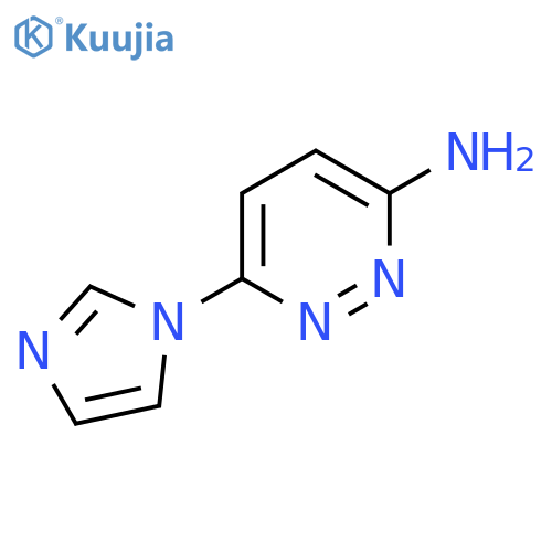 3-Amino-6-(1-imidazolyl)pyridazine structure