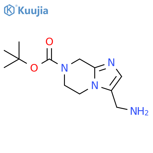 Tert-Butyl 3-(Aminomethyl)-5,6-Dihydroimidazo[1,2-A]Pyrazine-7(8H)-Carboxylate(WX140966) structure