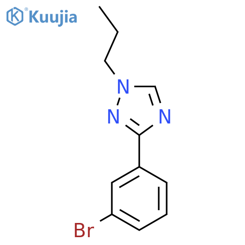 3-(3-Bromophenyl)-1-propyl-1H-1,2,4-triazole structure