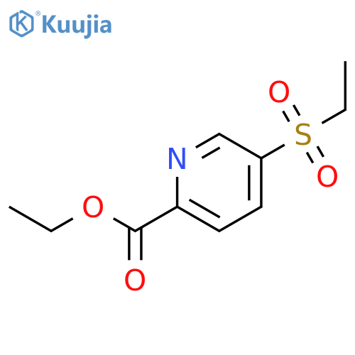 Ethyl 5-(Ethylsulfonyl)pyridine-2-carboxylate structure